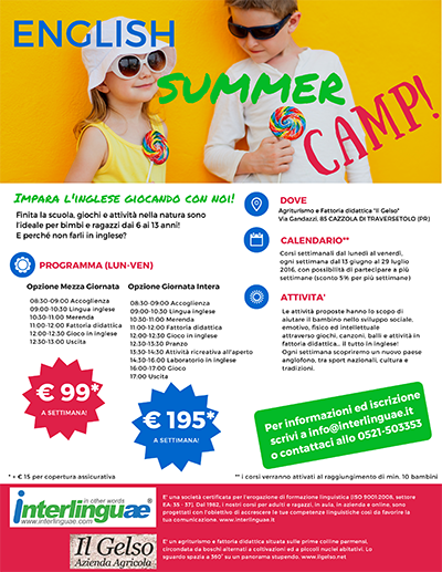 English Summer Camp 2016